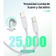 Cabo Lightning para USB-C 2M - Carregamento Rápido para iPhone iPad - Pack de 2