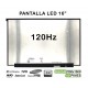 Ecrã LED 16 Polegadas 2560x1600 WUXGA 120Hz 40 Pinos - NE160QDM-NY2