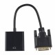 Cabo Adaptador DVI-D (24+1Pin) Macho para VGA (15Pin) fêmea