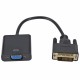 Cabo Adaptador DVI-D (24+1Pin) Macho para VGA (15Pin) fêmea