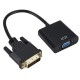 Cabo Adaptador DVI-D (24+1Pin) Macho para VGA (15Pin) fêmea