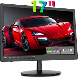 Monitor LED FHD de 17 Polegadas KCR - 1920x1200 IPS