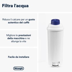 Filtro de Água Antical DLSC002 De'Longhi para Cafeteiras - Reduz Cloro e Prolonga a Vida Útil