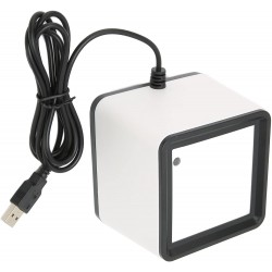 Scanner de Código de Barras de Mesa 1D 2D Omnidirecional com Pagamento Móvel e Cabo USB