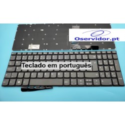 Teclado português compatível com Lenovo V15-IIL V15-IGL V15-ADA V15-IKB V15-IWL