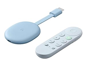 Chromecast w Google TV 4K Blue