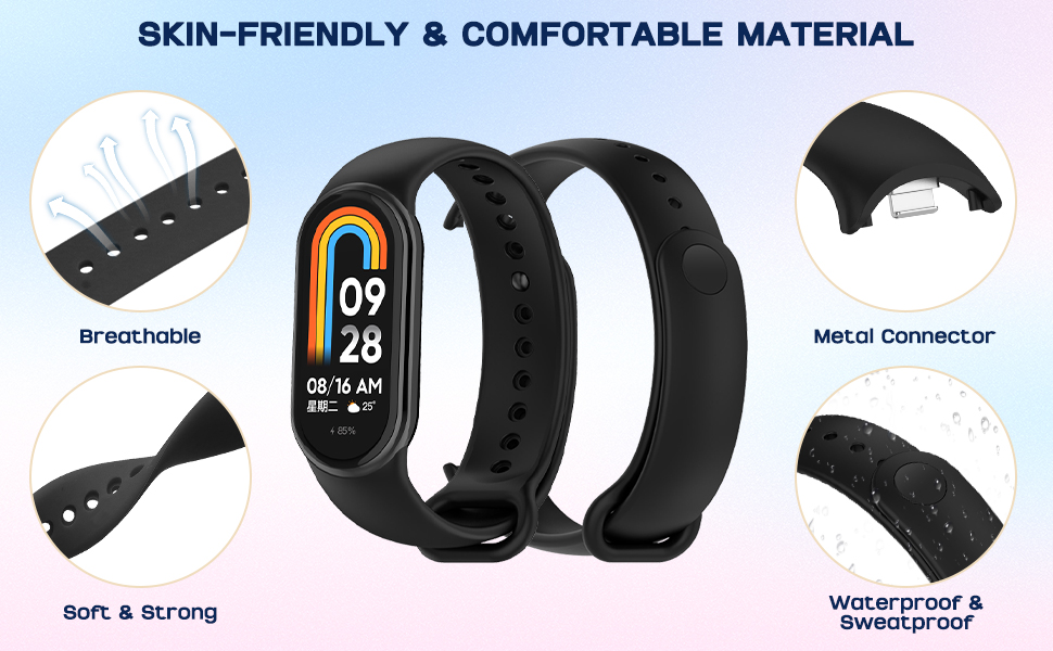 pulseira xiaomi mi band 9 8