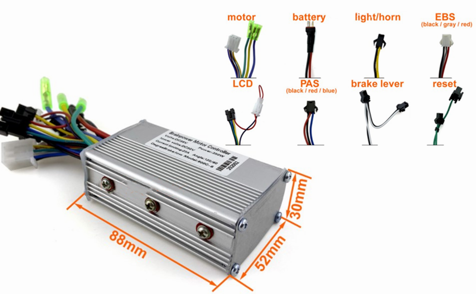 Controlador sem escovas 36v