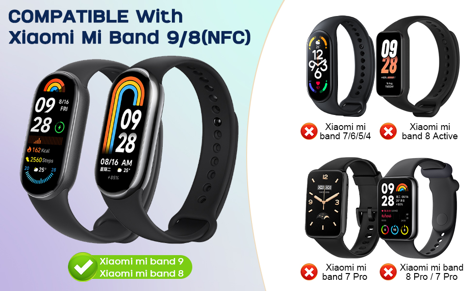 pulseira xiaomi mi band 9 8