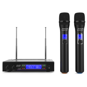 karaoke microfono inalambrico profesional wireless diadema dinámico receptor transmisor audio