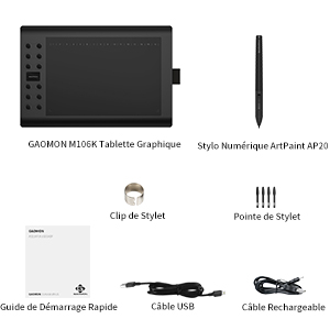 Quadro gráfico GAOMON M106K