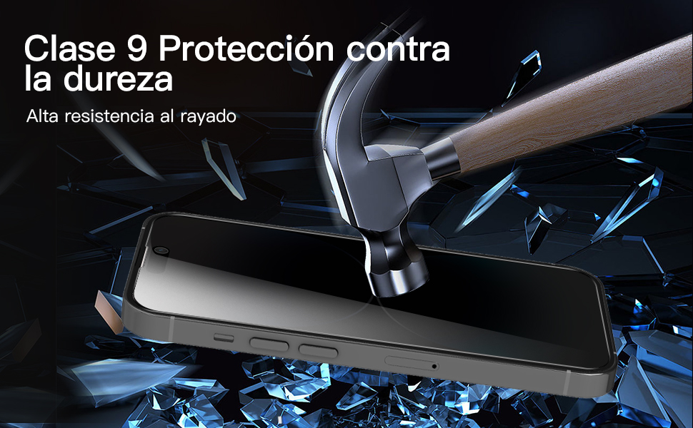 iPhone 14 Pro Max Protetor de ecrã de vidro temperado de privacidade